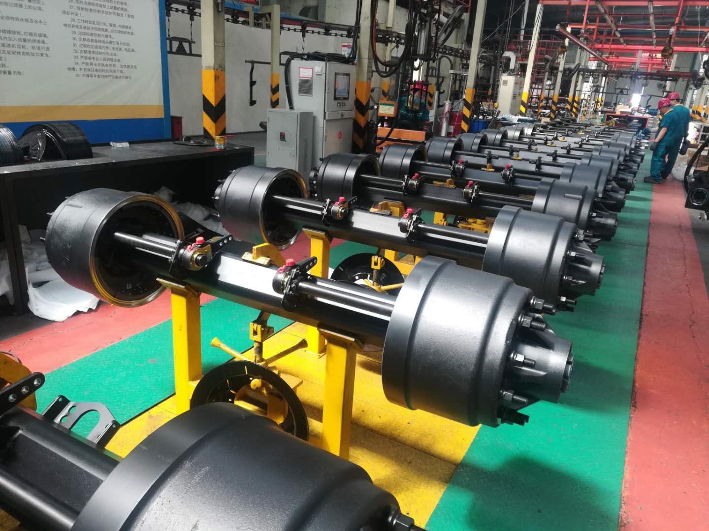 3 Completed Axle Stand Area 3 Completed Axle Stand Area